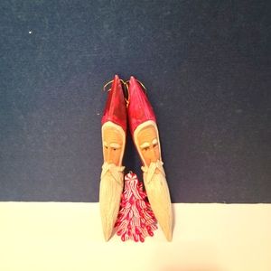 Santa tree ornament. One left